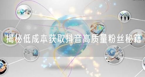 揭秘低成本获取抖音高质量粉丝秘籍