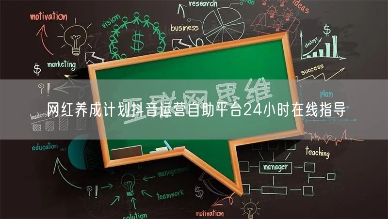 网红养成计划抖音运营自助平台24小时在线指导
